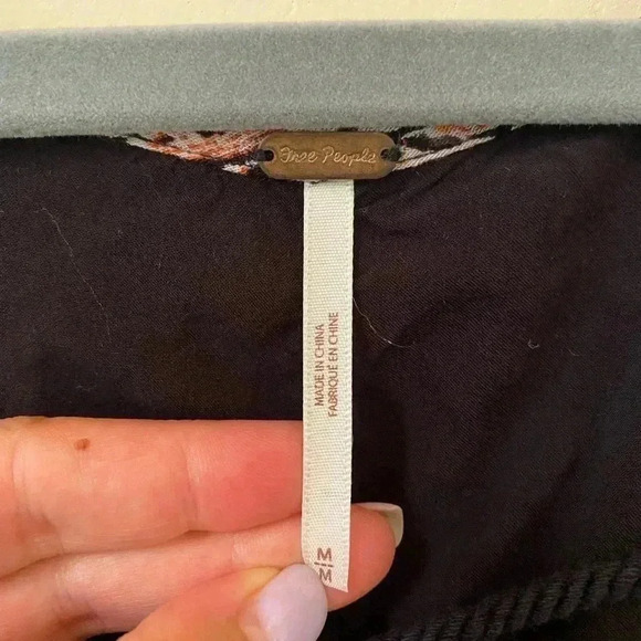 FREE PEOPLE LUCKY LOOSEY TUNIC LONG SLEEVE TOP DRESS SIZE M - Picture 5 of 5